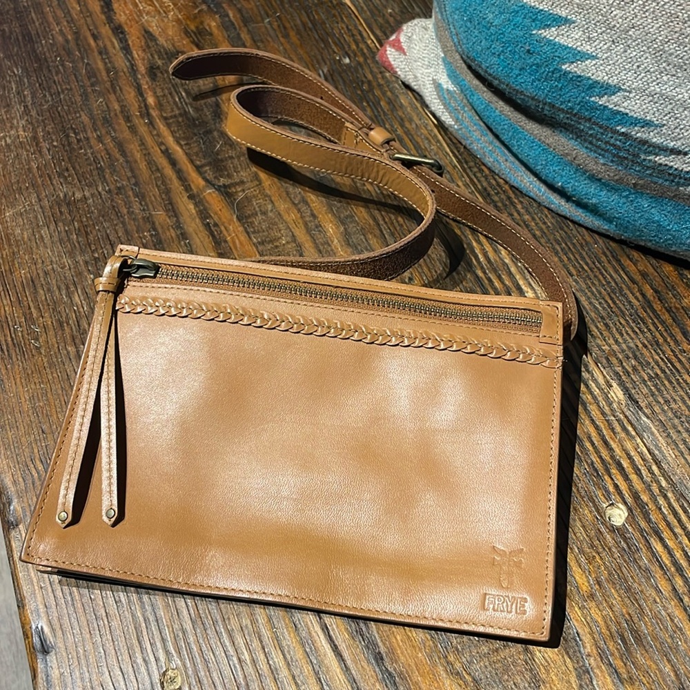 FRYE leather waist bag